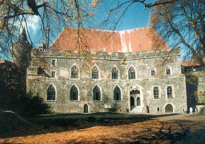 Postcard: Groditzberg/Grodiec Castle where many Schwenkfelders were imprisoned for not attending the State Church or sending their children to attend.